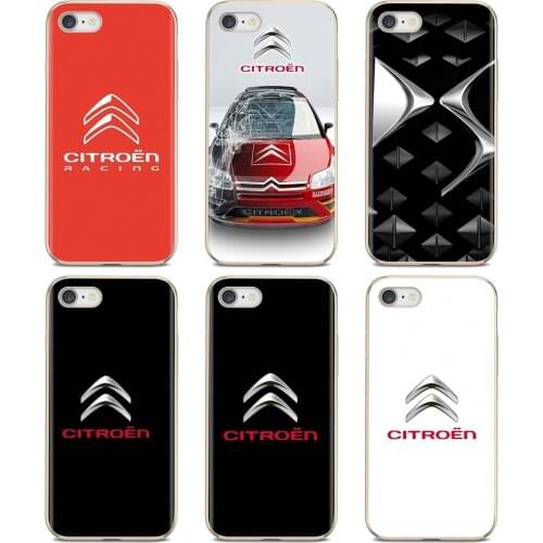 For Samsung Galaxy Note 3 4 5 8 9 S3 S4 S5 Mini S6 S7 Edge S8 S9 S10 Plus Soft Skin Cover luxury France car Citroen Logo