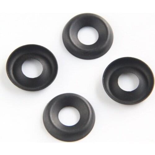 Pack of 100 Black Oxide Finish Countersunk Finishing Washer For DIY Gun Holster and Knife Sheath