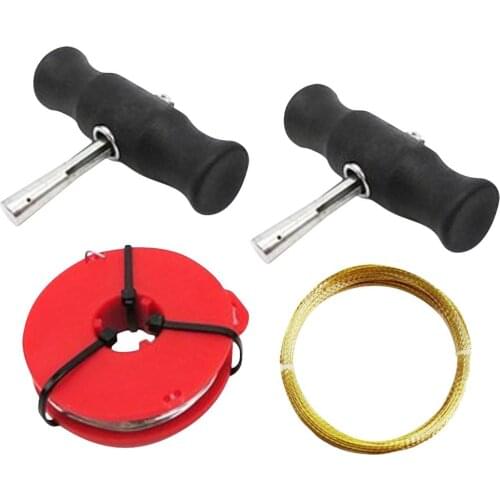 5pcs Car Windshield Removal Tool Windscreen Window Glass Cutting Wire Repair Hand Tool Windshield Cut Out Knife Set