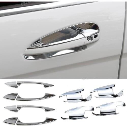 Outer Door Handle Bowl Trim For Mercedes Benz GLK GL ML C Class W204 X204 Chrome