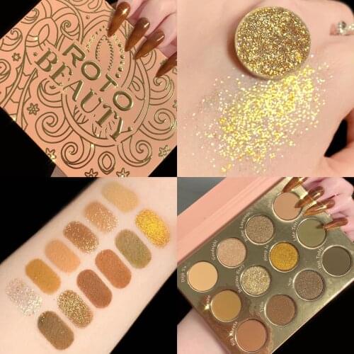 New 12 Colors Eyeshadow Matte Make Up Palette Shimmer Pearlescent Rainbow Holy Grail Palette Eyeshadow Powder