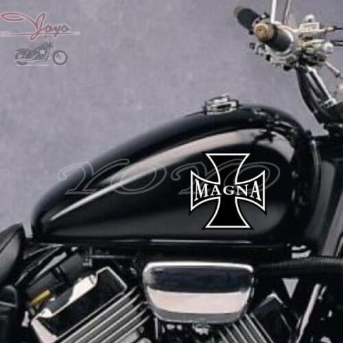 Cross Decal Fairing Stickers Fuel Tank Decals Vinyl Sticker For Honda Magna MG50 VT250C VF500C VF700C VF750C VF1100C