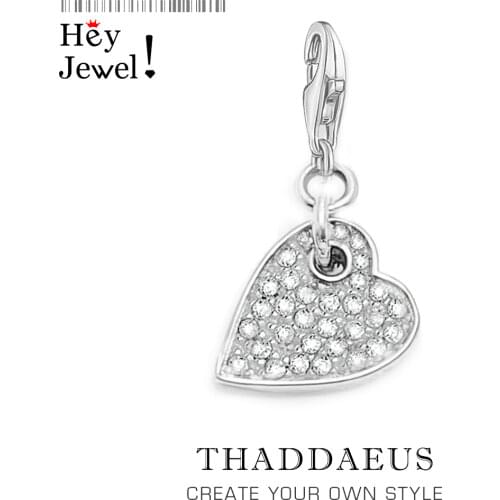 Fashion Women Heart LOVE Pendant Charm 925 Sterling Silver Fine Jewelry 2019 Romantic Gift For Girls Wholesale