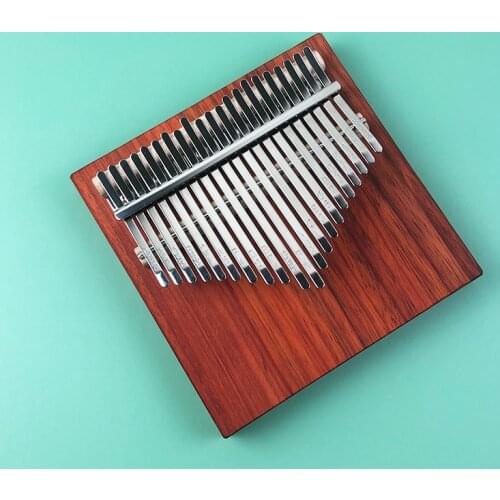 21 Keys Kalimba Thumb Piano Padauk Red Wood Mbira Musical Instrument Learning Book Piano Christmas Gift Free Shipping