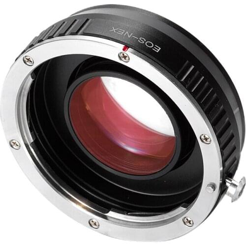 Focal Reducer Speed Booster Turbo Adapter for Canon EF EOS Lens to Sony NEX E Mount Camera NEX-7 A7 A7S A7RII A6000 A6300 A6500