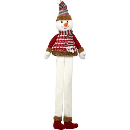 Christmas Decorations Christmas Dolls Christmas Tree Decorations Hanging Wall Plush Toys Christmas Snowman Dolls Gifts for Kids