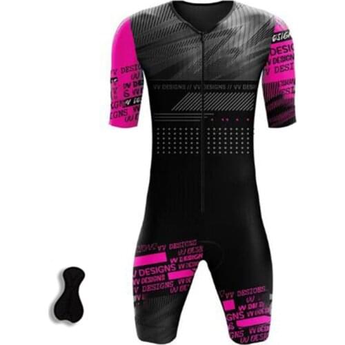 Custom Sportswear Short Sleeve Digital Sublimated Printing Bicycle Clothes With Special Light Material Shirts Triathlon Jumpsuit