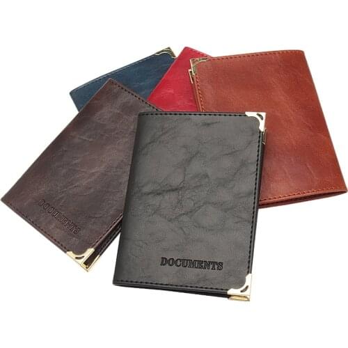 2020 Oil Surface Russian Auto Driver License Bag PU Leather Cover with double-headed eagle logo for Car Driving Documents Card