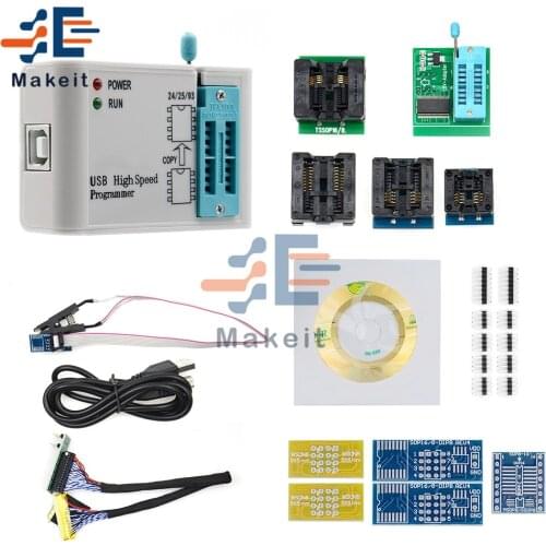 EZP2019 High Speed USB SPI Programmer EZP 2019 Support 24 25 26 93 EEPROM 25 Flash BIOS Chip with 2/5/8/12 Adapter Expand Board