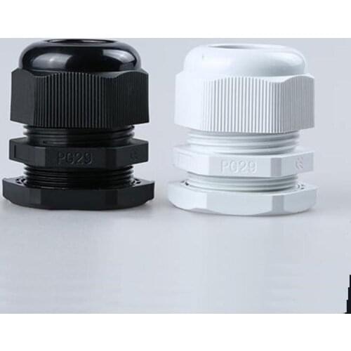 Protection Tool Waterproof Cable Connector PG29 Cable Gland Dia. 18-25mm Cable Range Black