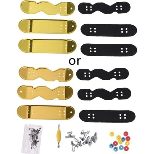 1Set Mini Finger Skateboard Interactive Finger Toys Mini Gadget Toys Toddlers Sensory Activity Fingerboard Kit Novelty Toys