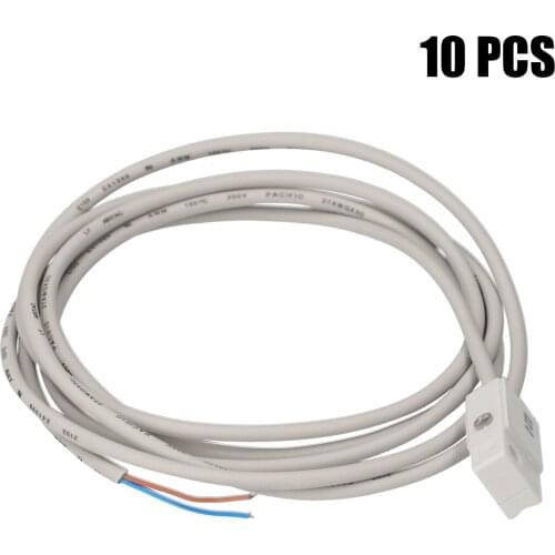 10 Pcs Magnetic Reed Sensor Switch D-C73 DC AC 5-240V 100mA Normally Opened for Pneumatic Air Cylinder