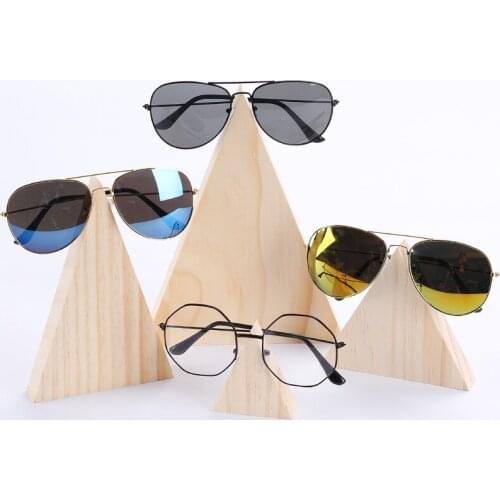 Wood Sunglass Display Rack Shelf Eyeglasses Show Stand Jewelry Holder for Multi Pairs Glasses Showcase Jewelry Display Stand