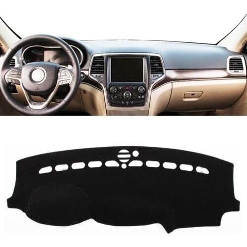 For Jeep Grand Cherokee 2011 2012 2013 2014-2018 Dashboard Cover Mat Pad Dash Sunshade Instrument Protect Carpet Car Accessories