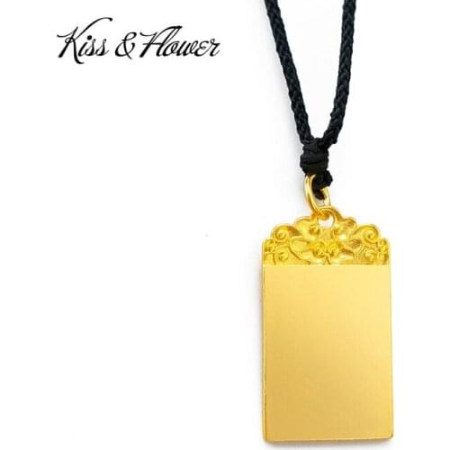 KISS&FLOWER Gold Pendants