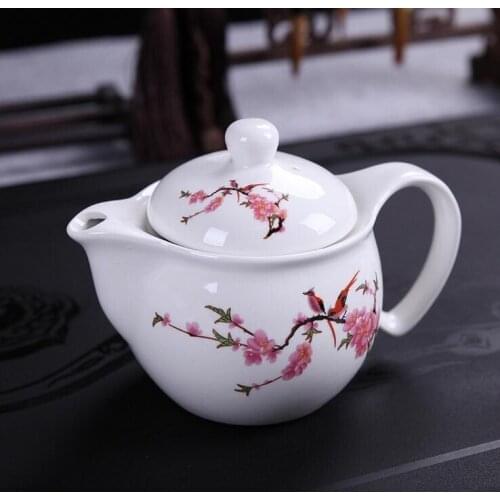 Chinese Tea Traditional Ceramic Teapot Double Teapot Travel Double Teapot With Filter Kung Fu Tea Cup Porcelain Green Tea