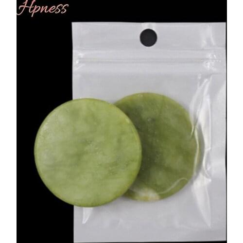 1 Pieces High Quality Round Jade Stone Eyelash Extension Glue Adhesive Pallet Pad Holder For Lashes Glue Makeup Tool
