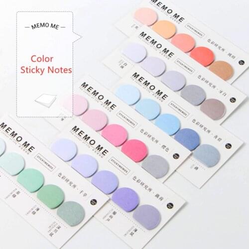 Cute Sticker Bookmarks Memo Pad Sticky Notepaper Sticky Notes Page Flags Self-stick Tab Bookmark Marker Pad Office Supplies