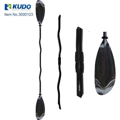 Lighweight Portable Sport-line Carbon Fiber Kayak Paddle with Bent Shaft free bag