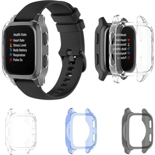 TPU Soft Protection Case For Garmin Venu SQ Silicone Cover Edge Bumper Protector Shell For Garmin VenuSq Smart Watch Accessories