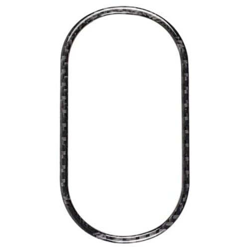 Fit For Porsche Cayenne MACAN Carbon Fiber Start Headlight Switch Keyhole Decoration Car Modification car accessories