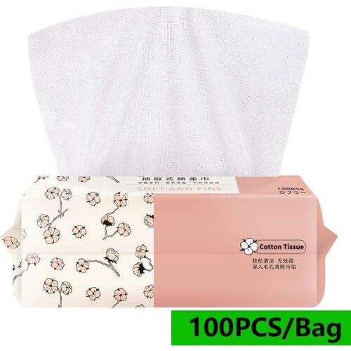 Face Makeup Remover Towel Facial Wipes Travel Portable Disposable Cotton Tissue