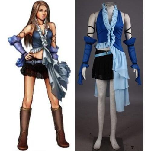 Final Fantasy X YUNA Cosplay Costume