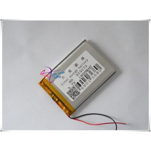 Supply polymer lithium battery 515172 3.7V 1800MAH