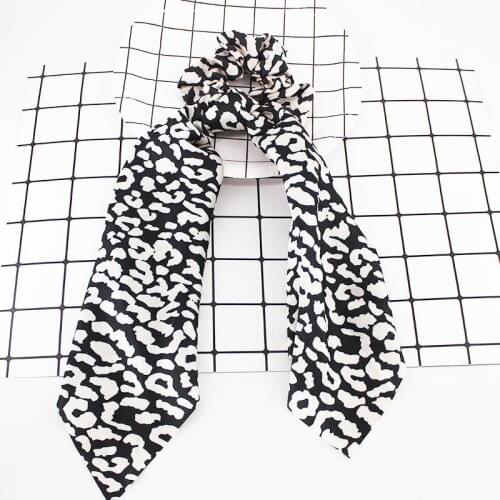 New Hair Ring Fashion Women Ribbon Girl Hair Bands Scrunchies Horsetail Tie Solid Headwear Hair Accessories