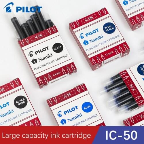 Pilot Namiki IC50 Fountain Pen Ink Cartridge Black/Blue/Red Writing Ink Supplies Suitable for 78G+ FP-50R KAKUNO 88G