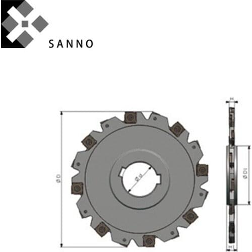 Face and side milling cutter PT02.12J50.250.24.H6 / PT02.12J50.250.24.H7 cnc sidecutter tools refer to SMP01