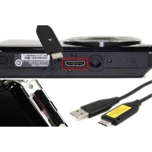 ForSamsung SL201 L110 L120 L200 L210 L301 CL5 SL720 M110 SL30 SL35 SL40 SL50 102 105 201 202 203 camera USB charging data cable