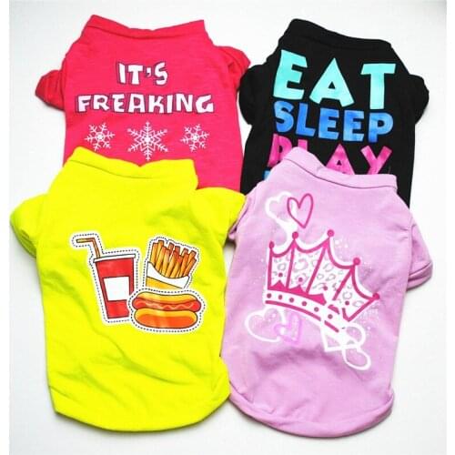 Yorkshire Terrier Clothes Shirts French Bulldog Ropa Para Gatos Sphynx Pomeraniandog Clothes For Pomeranians Dog Shirt Puppy