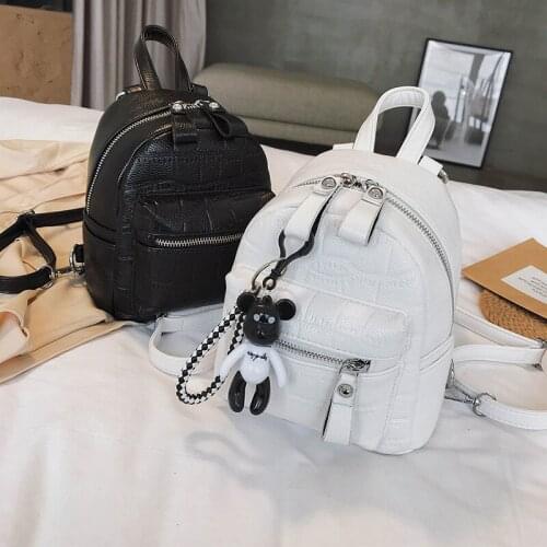 Women Backpacks PU Leather Backpack Small Girls School Bag Mini Backpacks