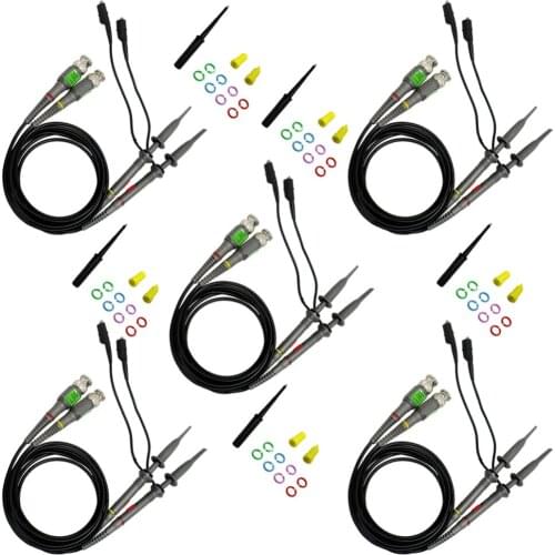 AideTek 10 X 100MHz x10 Oscilloscope Clip probes leads OWON DE PROBES10