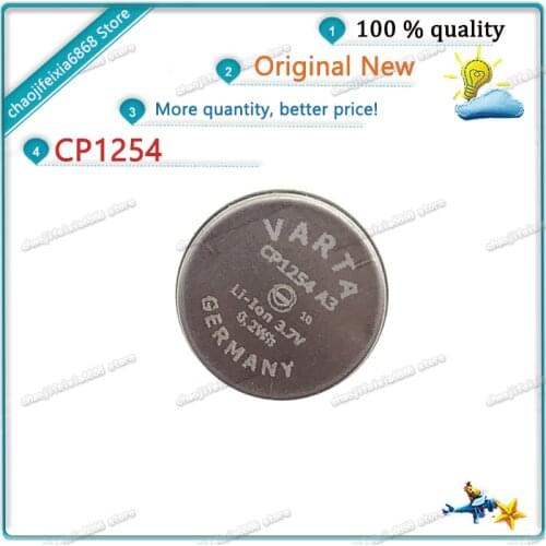 1pcs-10pcs/lot! CP1254 A3 High capacity rechargeable 60mah lithium battery CP1254 3.7v For TWS bluetooth headphone NEW ORIGINAL
