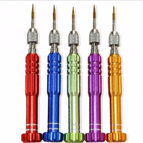 1 Pcs Alloy steel Screwdriver Tool Multi-function 5 in 1 Repaire Tool Kits For Watch Eye Glasses Toy Professional Repair Parts