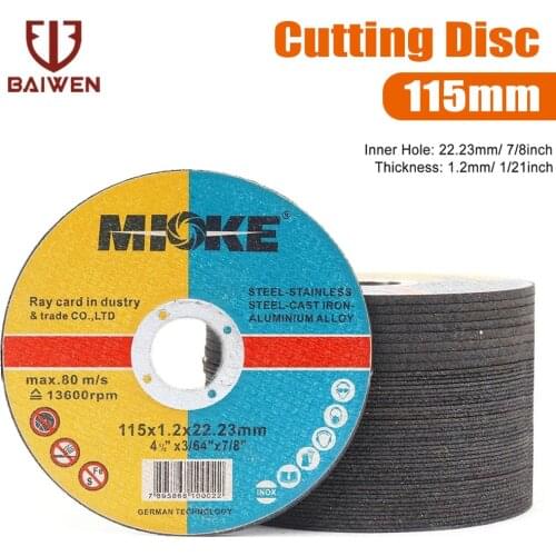 25pcs/set Thin Metal Cutting Discs 115mm Angle Grinder Cut Off Wheels Stainless Steel Sanding Grinding Disc DIY Power Tools