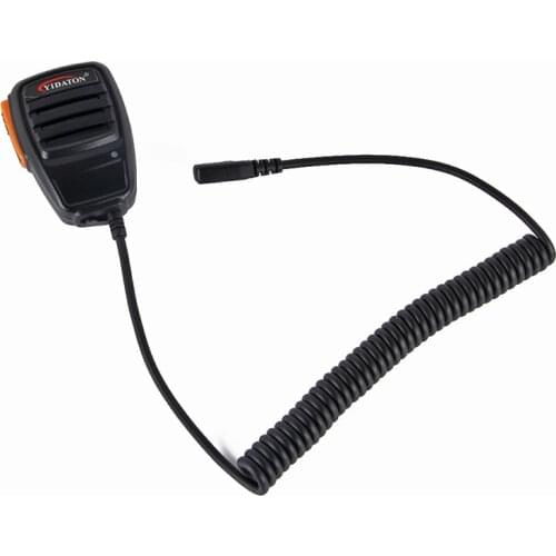 Anti-rain 2Pin PTT Speaker Mic Shoulder Microphone for Kenwood BAOFENG UV5R TYT WOUXUN Walkie Talkie Radio Transceiver Speaker