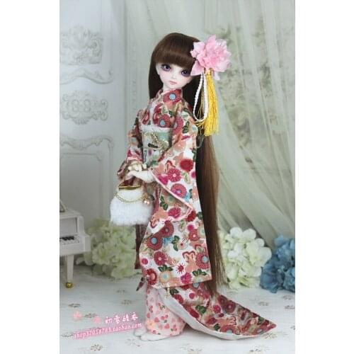 1/4 BJD Accessories doll clothing Japanese Kimono yukata +handbag set for BJD/SD,not include doll,shoes,wig and other E2521