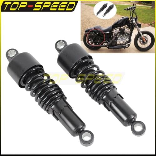 10.5" Shock Absorbers Lowering Slammer Motorcycle For Harley XL883C 1998-2003 XL883R 2002-2003 XL883R 2002-2003 XL1200C 996-2003