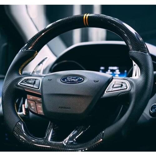 CAR carbon fiber steering wheel for Ford Focus mk2 mk3 mk4 St / RS the customization cycle is 10-15 days