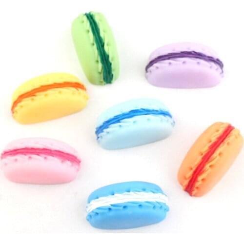 Free Shipping 10pcs 30*12mm Pastel Colors 3D Food Cake Resin Cabochons Embellishments Scrapbooking DIY Beading Material Cameo