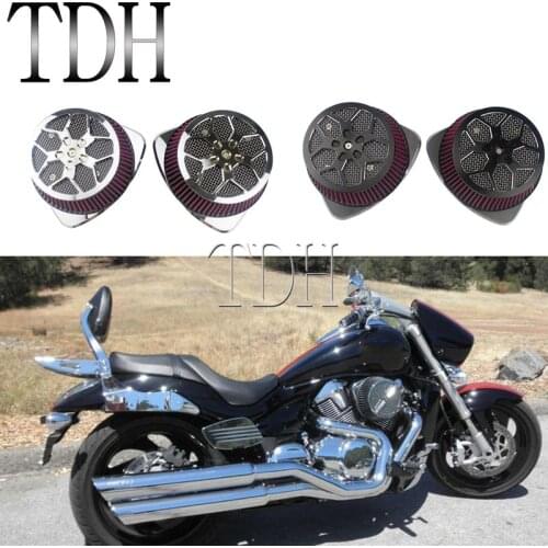 Big Twin Air Filter Spider Air Cleaner Kit for Suzuki Boulevard M109R VZR1800 VLR1800 2006-2019 High Flow Air Kit