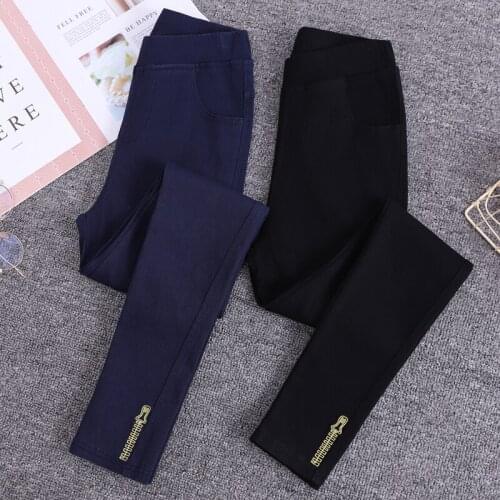 Spring Autumn Women Trousers 2020 Fashion Stretch high waist Small feet pencil pants Plus size Sexy Solid Female Casual Pants