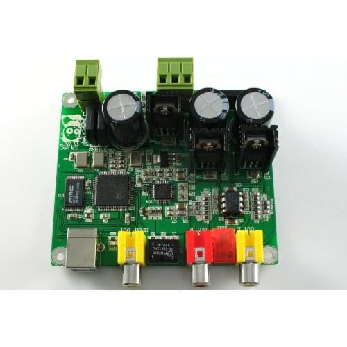 CM6631A + AKM4490 DAC decoder board USB input Analog signal output Supports sampling 32-bit 384K