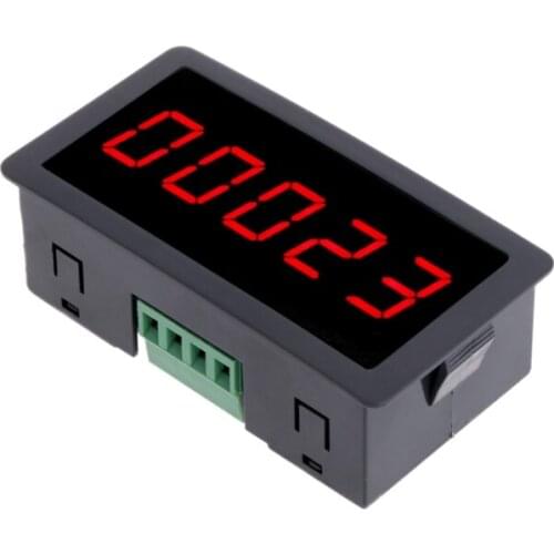 DC 12-24V Red 5 Digit 0.56" LED Panel Counter Meter Up Plus Totalizer 0-99999