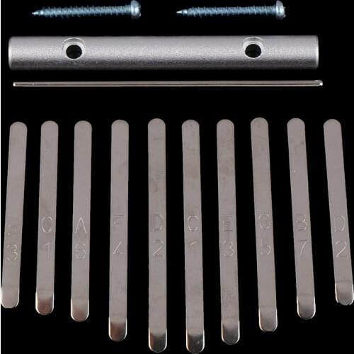 Kalimba Thumb Piano 10 Keys For Kalimba DIY Replacement Accessory Musical Instrument Parts Music Tools Guitar Accessories