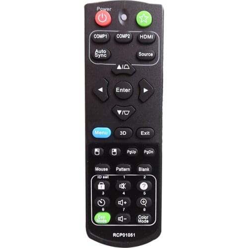 New RCP01051 Remote Control For ViewSonic Projectors PJD6552LWS PJD6552W XY-7080