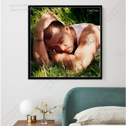 Sam Smith Poster Rapper Singer Music Album I'm Ready Love Goes To Die For Canvas Painting Wall Art Posters and Prints Home Decor